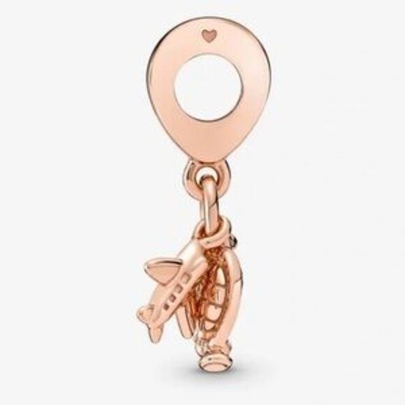 Pandora Rose Gold Travel Charm - Picture 5 of 5